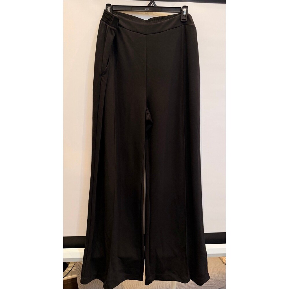 Ladies Scuba Wide Leg Pant - Picture 2 of 2
